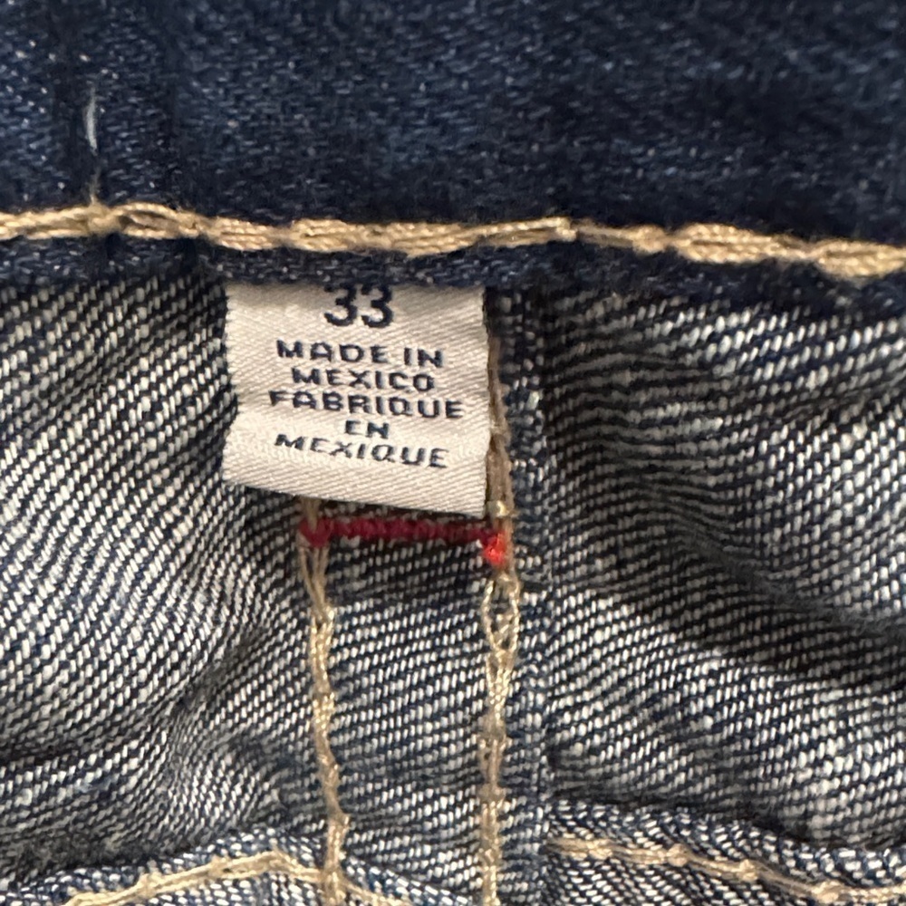 True Religion Navy Distressed Relaxed Jeans - Picture 5 of 6